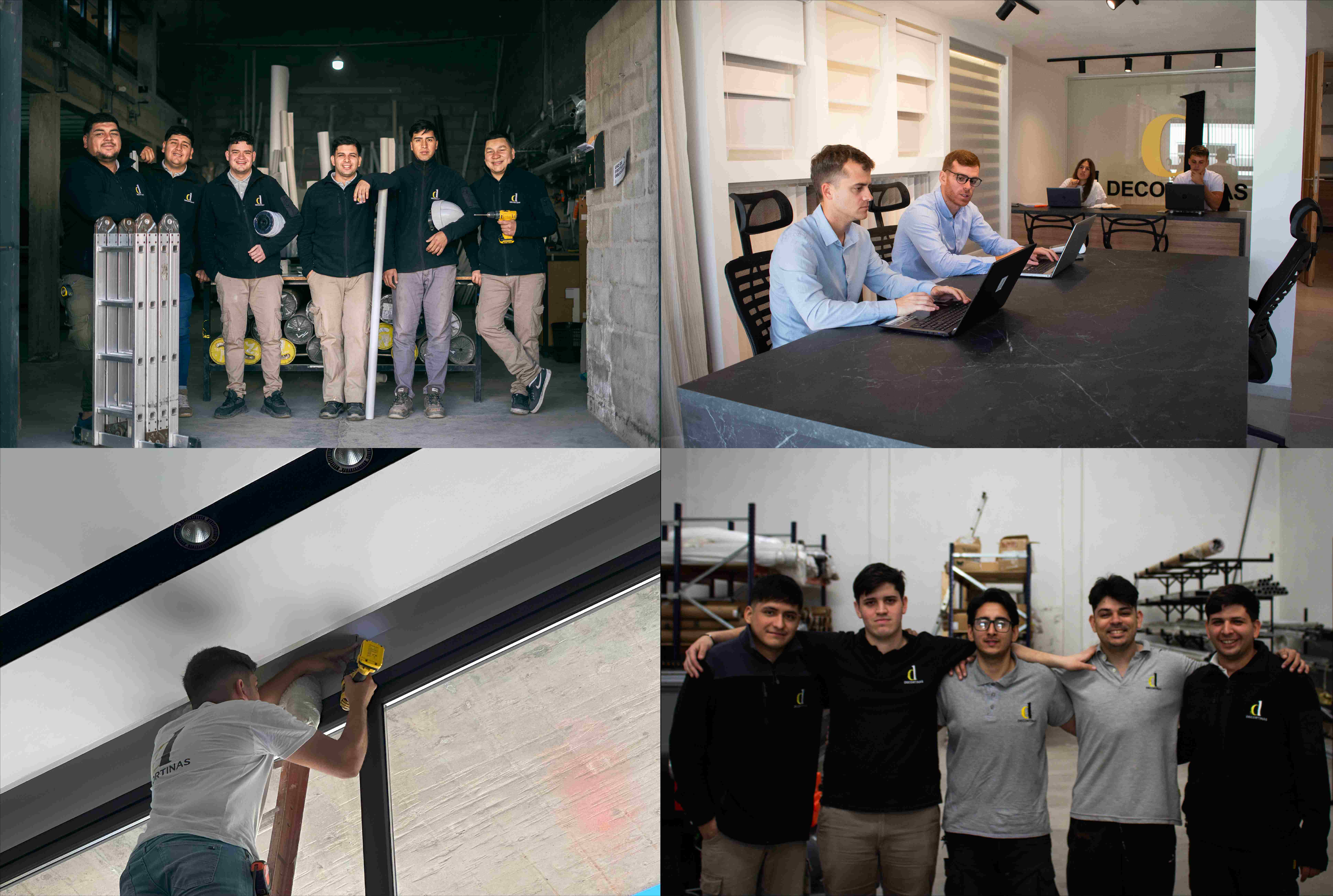 Equipo Decortinas - Nuestro equipo de trabajo y showroom